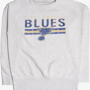 St. Louis Blues Nhl Champion Sweatshirt Retro Grey K00